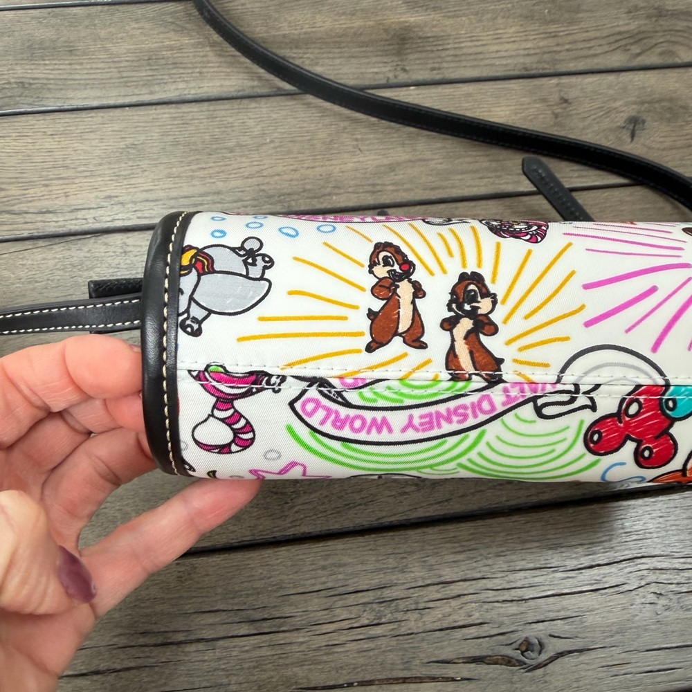 Dooney & Bourke Disney Crossbody Bag - Black and Multicolor NWOT - Picture 3 of 12